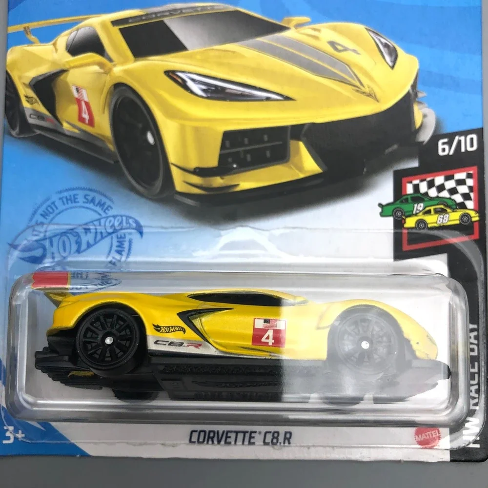Hot Wheels Corvette C8.R Yellow 105/250 HW Race Day 6/10 Diecast Car GRX31-M7C5
